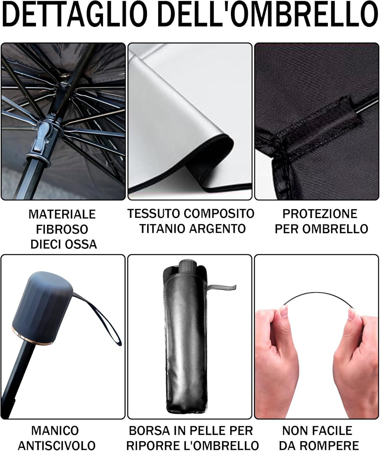 Ombrello Parasole Auto Universale